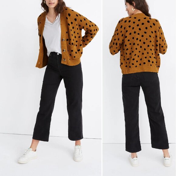 Madewell Hillview Cardigan Sweater in Painted Spots - Picture 2 of 7
